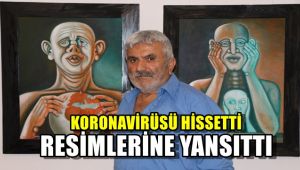 Korona virüsü hissetti resimlerine yansıttı