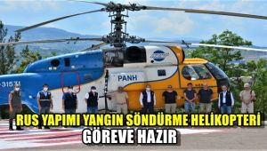 Rus yapımı yangın söndürme helikopteri göreve hazır