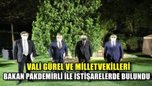 Vali Gürel ve milletvekilleri Bakan Pakdemirli ile istişarelerde bulundu