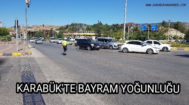 Karabük'te bayram dönüşü yoğunluğu