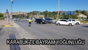 Karabük'te bayram dönüşü yoğunluğu