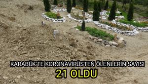 Karabük'te Covid-19'dan ölenlerin sayısı 21 oldu