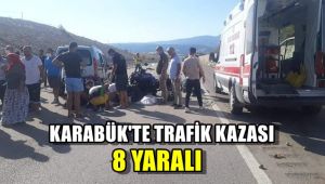 Karabük'te trafik kazası: 8 yaralı