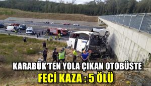Karabük'ten yola çıkan otobüste feci kaza: 5 ölü
