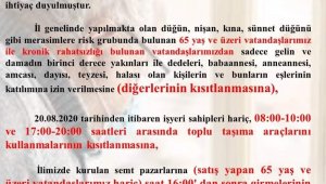 Karabük'te 65 yaş ve üstü ile 15 yaş ve altına düğün kısıtlaması getirildi