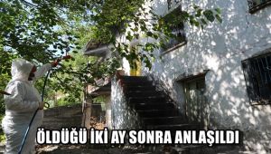 Öldüğü iki ay sonra anlaşıldı