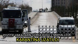 Pozitif vakaların görüldüğü köyün 2 mahallesinde karantina süresi uzatıldı