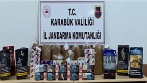 Safranbolu'da kaçak sigara operasyonu