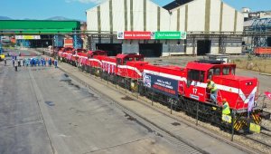 Yerli ve milli lokomotifler KARDEMİR'de çalışmaya başladı