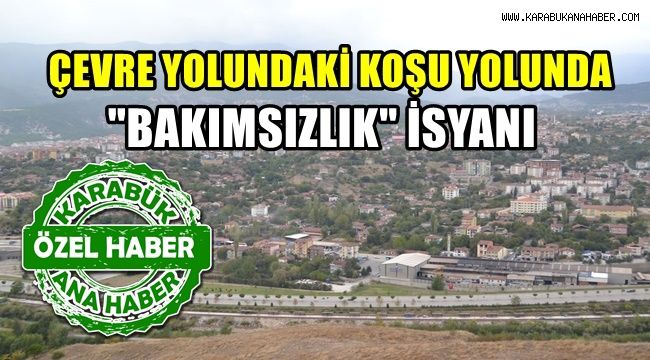 Çevre yolundaki koşu yolunda