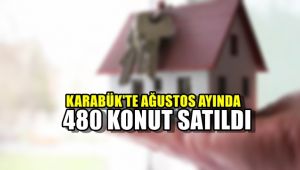 Karabük'te Ağustos ayında 480 konut satıldı