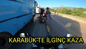 Karabük'te ilginç kaza