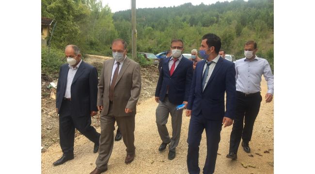 Kaymakam Türköz Ovacuma Köyü ve civarında incelemelerde bulundu