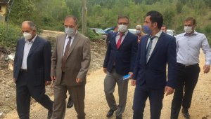 Kaymakam Türköz Ovacuma Köyü ve civarında incelemelerde bulundu