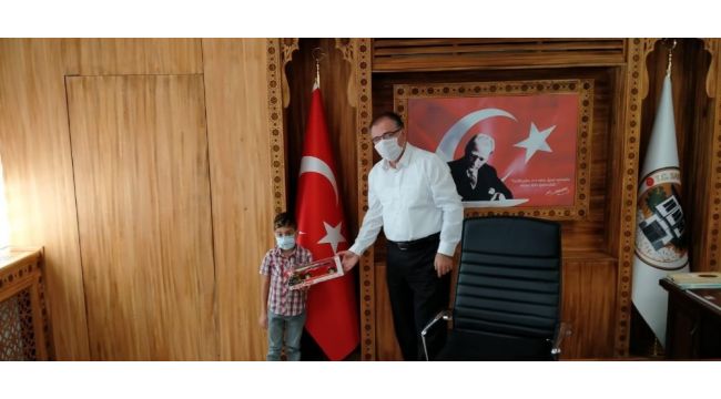 Kaymakam Türköz'e sürpriz ziyaret