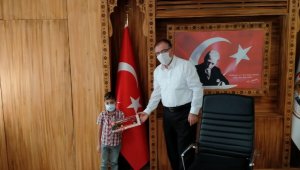Kaymakam Türköz'e sürpriz ziyaret