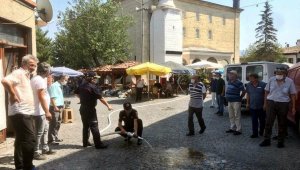 Safranbolu'da vatandaş ve esnaflara yangın eğitimi