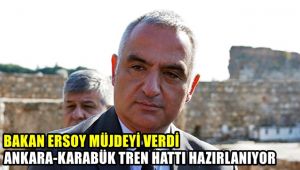 Bakan Ersoy müjdeyi verdi Ankara-Karabük tren hattı hazırlanıyor