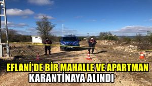 Eflani'de bir mahalle ve apartman karantinaya alındı