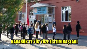 Karabük'te yüz yüze eğitim başladı