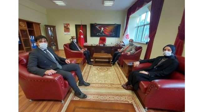 Kaymakam Türköz cumhuriyet savcıları ile bir araya geldi