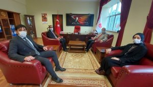 Kaymakam Türköz cumhuriyet savcıları ile bir araya geldi
