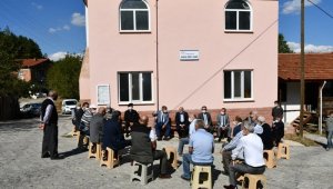 Vali Gürel, köylülerle bir araya geldi