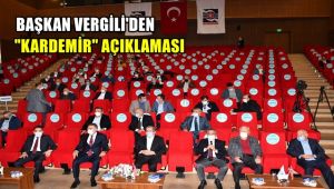 Başkan Vergili'den KARDEMİR açıklaması