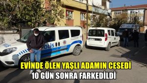 Evinde ölen yaşlı adamın cesedi 10 gün sonra fark edildi