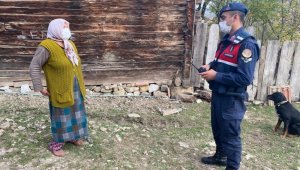 Jandarma vatandaşa devletin şefkat elini uzatıyor