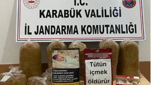 Karabük'te kaçak tütün operasyonu
