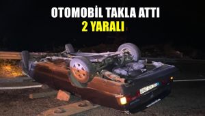 Otomobil takla attı: 2 yaralı