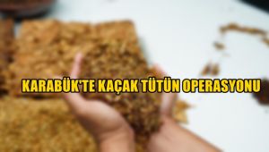 Karabük'te kaçak tütün operasyonu