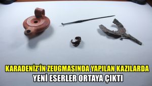 Karadeniz'in Zeugmasında yapılan kazılar yeni eserler ortaya çıktı