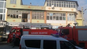 Tutuşan talaşlar mobilya atölyesinde yangın çıkardı