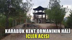 Karabük Kent Ormanı'nın hali içler acısı