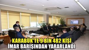Karabük'te 9 bin 481 kişi