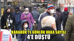 Karabük'te günlük vaka sayısı 4'e düştü