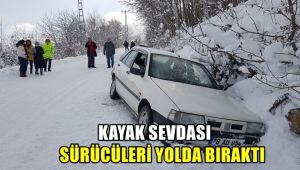 Kayak sevdası sürücüleri yolda bıraktı