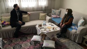 Kaymakam Erdem'den hane ziyaretleri