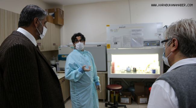 KBÜ Eğitim ve Araştırma Hastanesi Mikrobiyoloji Viroloji Laboratuvarı yenileniyor