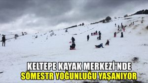 Keltepe Kayak Merkezi'nde sömestr yoğunluğu yaşanıyor