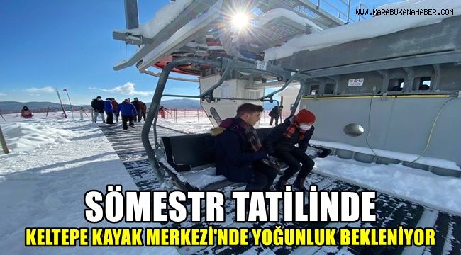 Sömestr tatilinde Keltepe Kayak Merkezi'nde yoğunluk bekleniyor