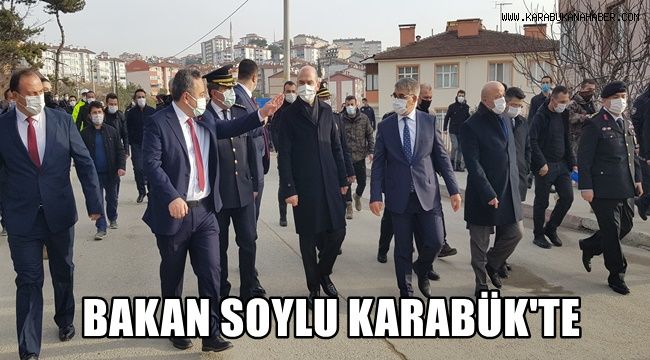 Bakan Soylu Karabük'te