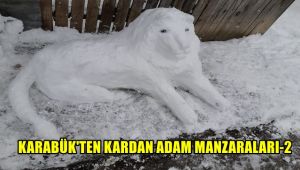 Karabük'ten kardan adam manzaraları 2