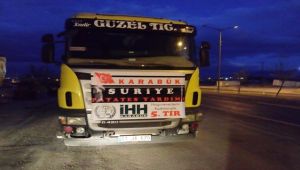 Karabük İHH'nın Suriye'ye 5. yardım tırı gönderildi