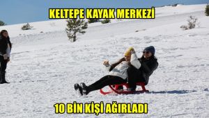 Keltepe Kayak Merkezi 10 bin kişi ağırladı