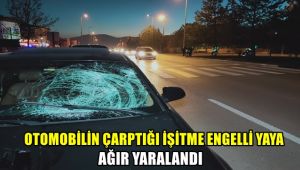 Otomobilin çarptığı işitme engelli yaya ağır yaralandı