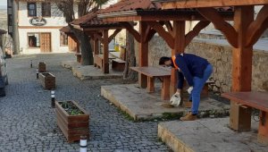 Safranbolu sokak hayvanları unutulmuyor