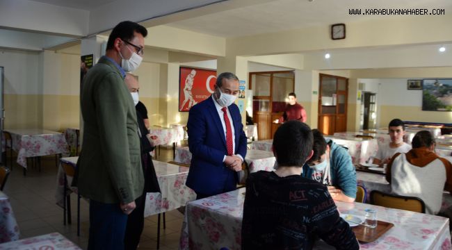 İl Millî Eğitim Müdürü AKBAŞ, Okul Pansiyonlarında İncelemelerde Bulundu